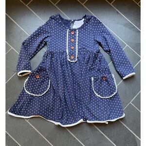 Swoon Baby Navy Twirl Dress Size 4